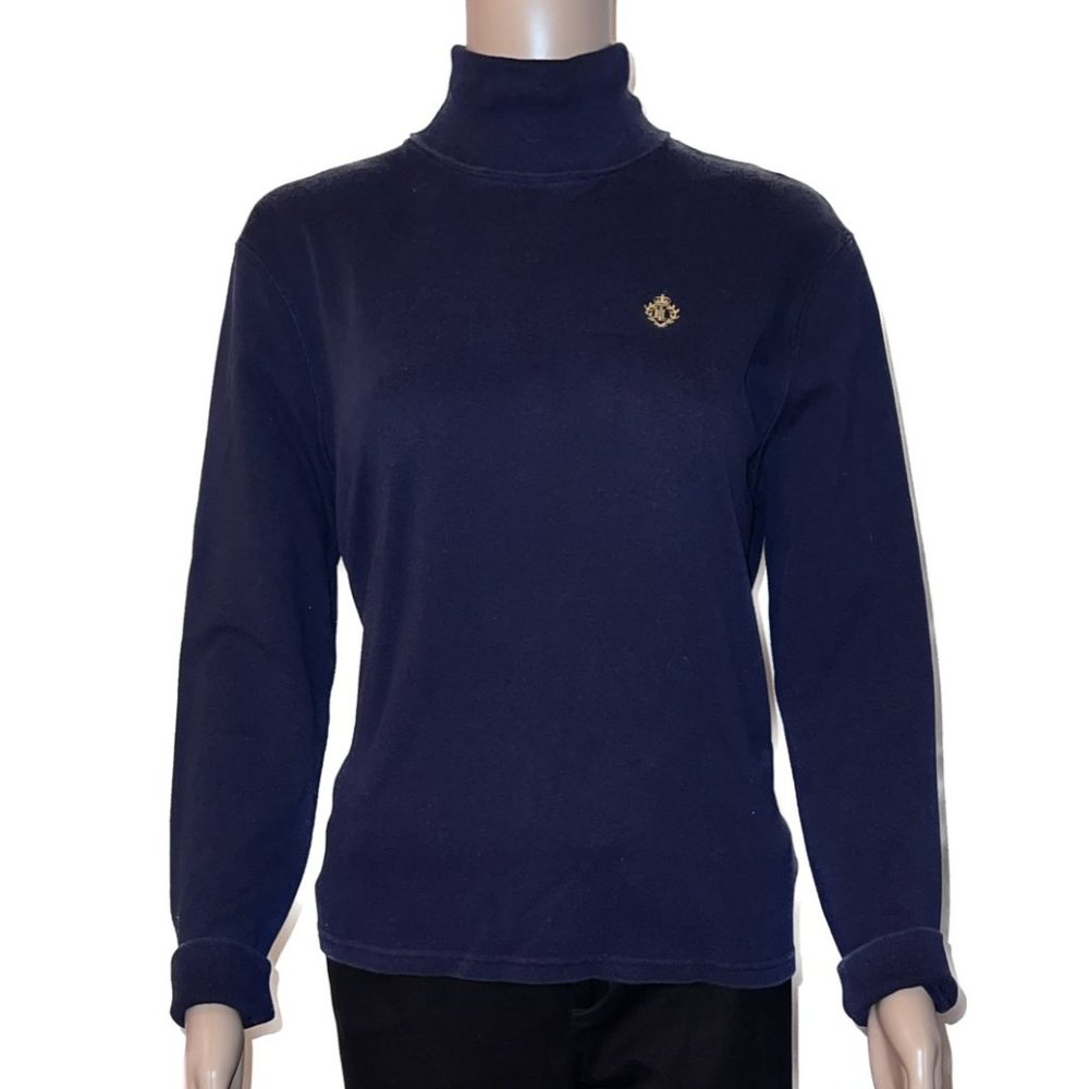 Ralph Lauren Women's Navy Turtleneck